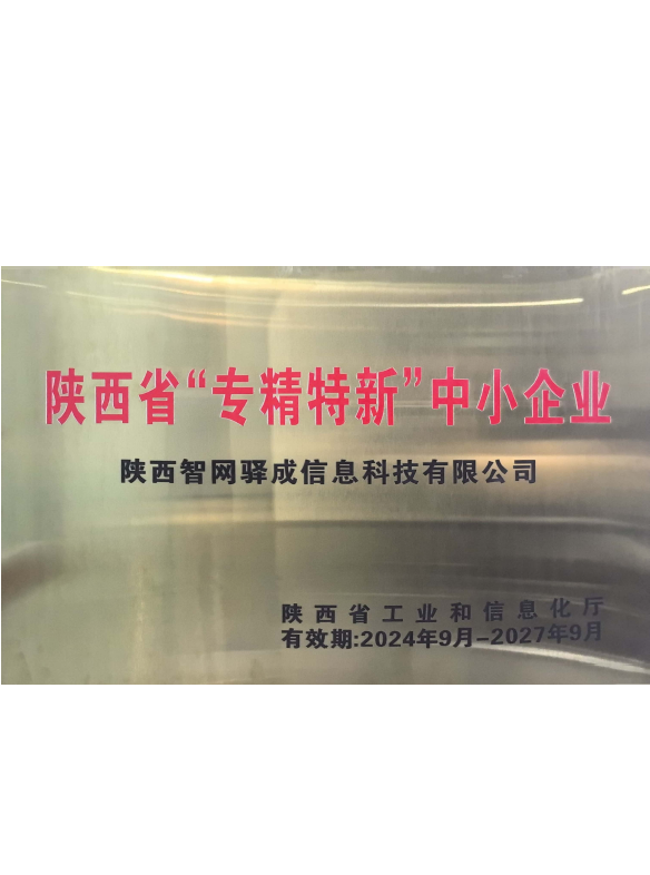 陜西省“專(zhuān)精特新”中小企業(yè)